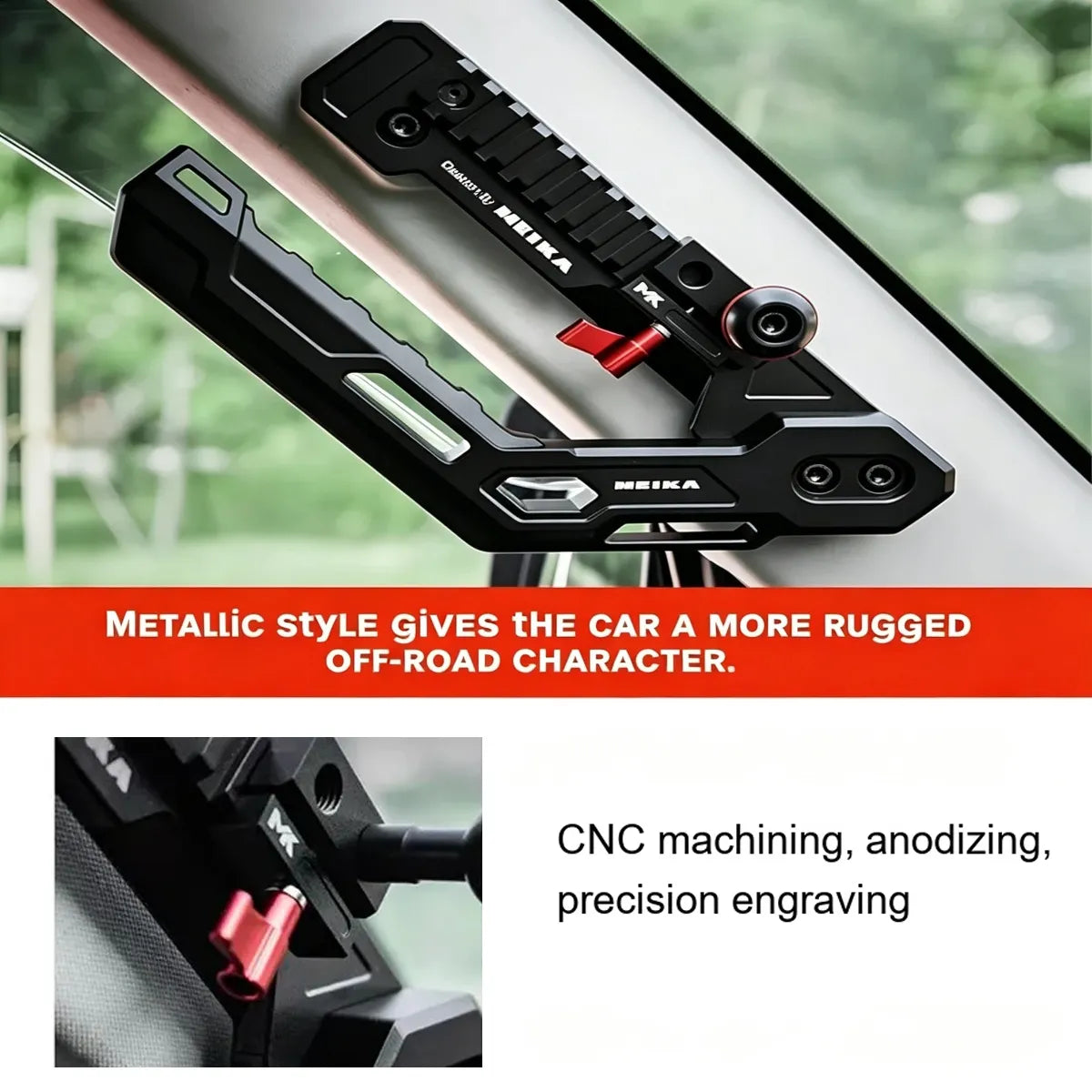 Holder for phone on handle of rack A for Tank 300
