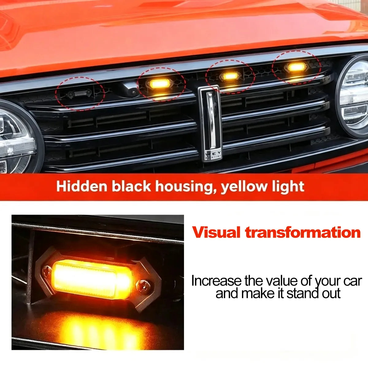 Tank 300 Little Yellow Light – Updated 6 Generation Version, 48 LEDs, Installation with Locks – Style 2