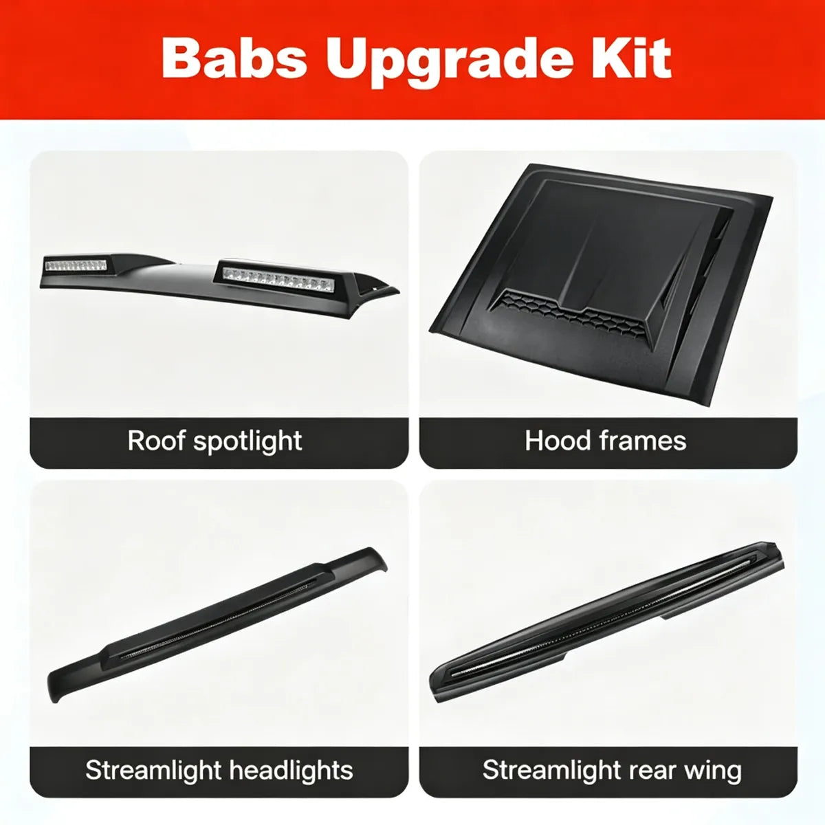 LED Rear Roof Spoiler for Tank 300
