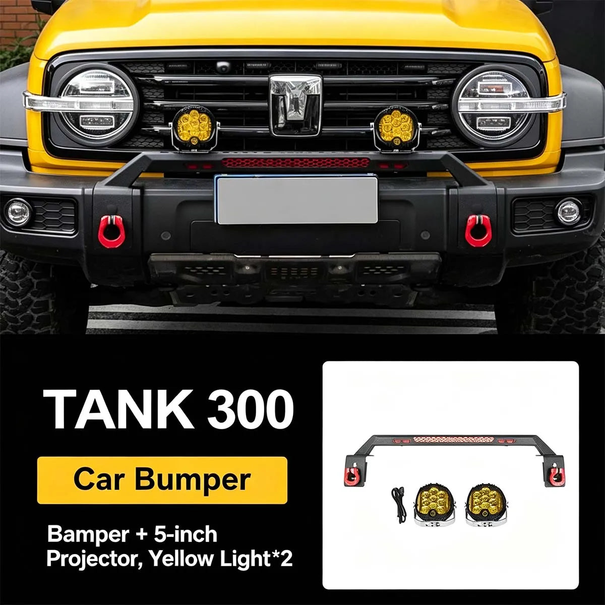 Front bumper Tank 300 – Style 8
