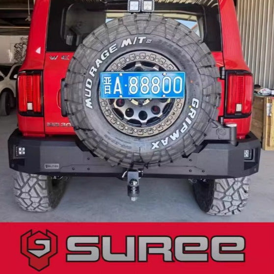 GWM Tank 300 SUREE JINGHONG Australian Style Rear Bumper Rubik's Cube Modular Front Bumper and Rear Bumper Independent Linkage Spare Tire  Rack Kit