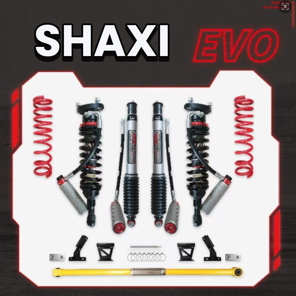 Toyota Fortuner EVO 65 SHAXI Nitrogen-Filled Adjustable Shock Absorbers(2 inches)