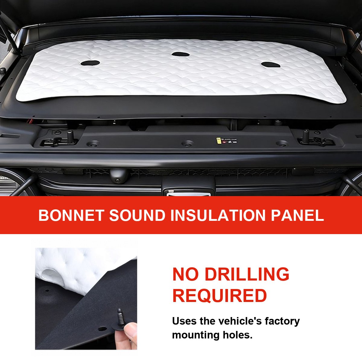 Bonnet Insulation Panel for GWM Tank 300 / 400 / 500 – product image 2