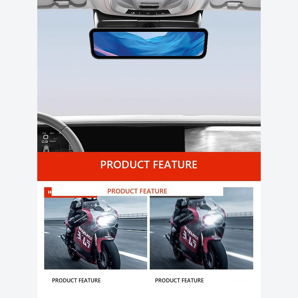 OEM-Style 4K Mirror Dash Camera for GWM Tank 300 – product image 2