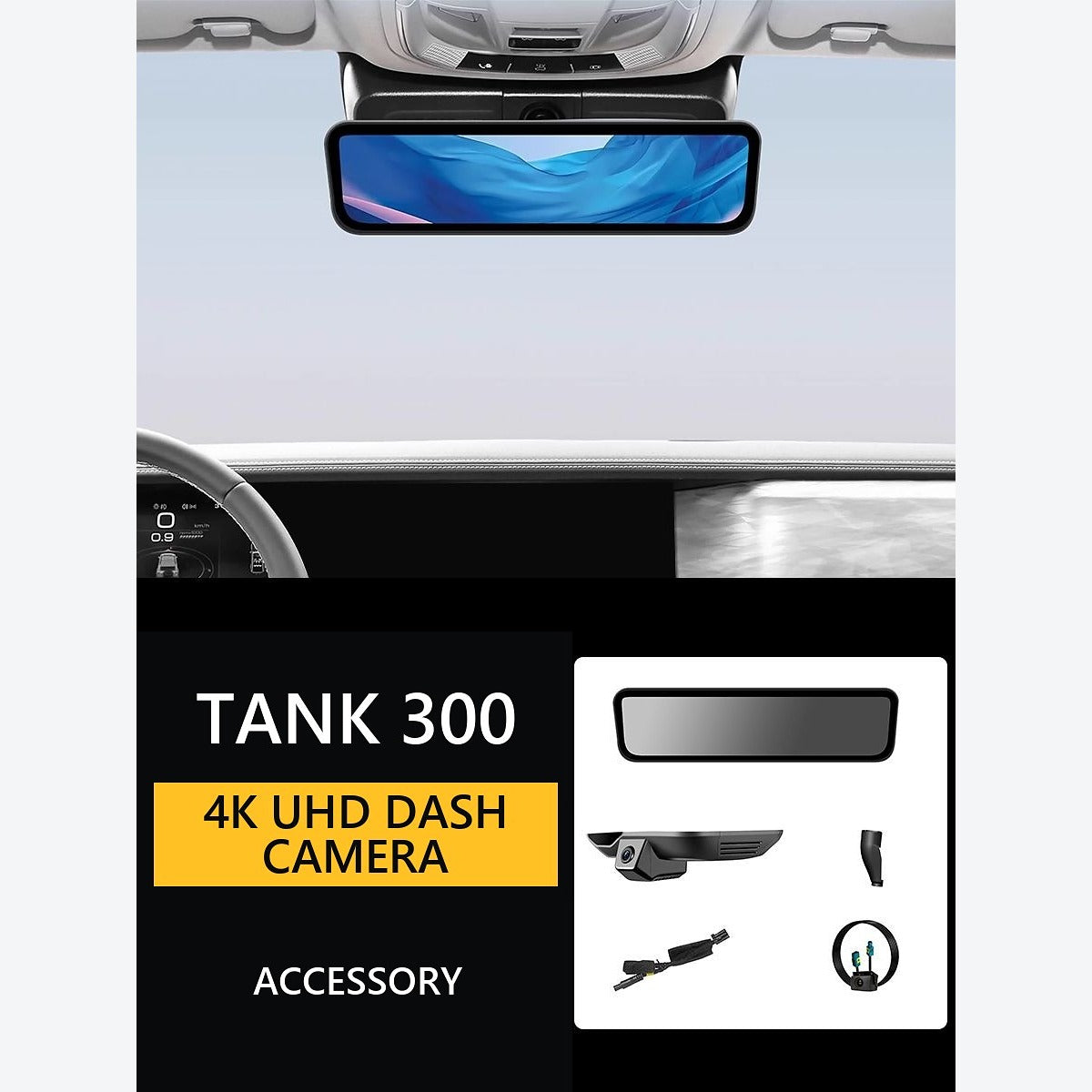 OEM-Style 4K Mirror Dash Camera for GWM Tank 300 – product image 10
