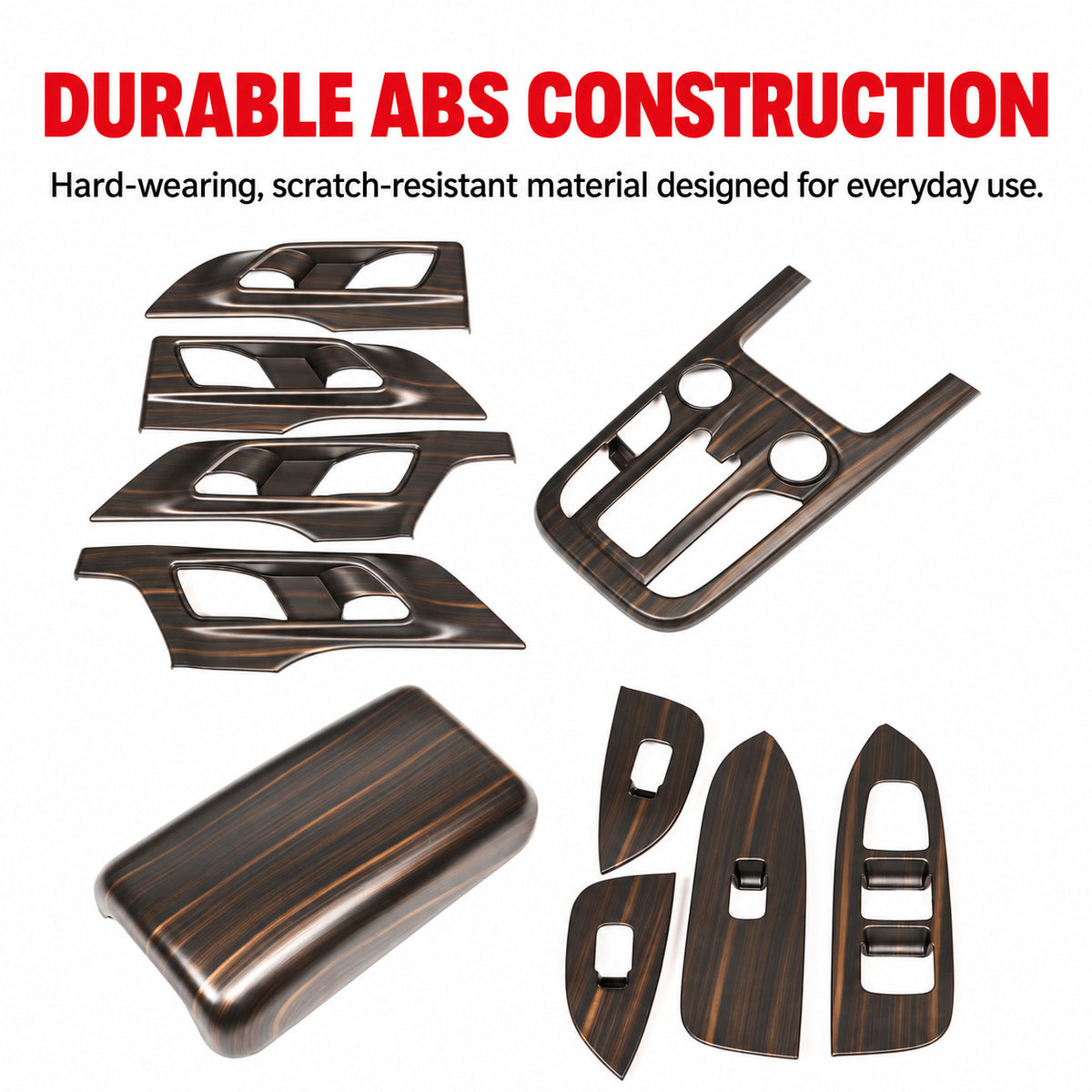 29-Piece Wood-Look Interior Trim Kit for GWM Tank 300 – product detail