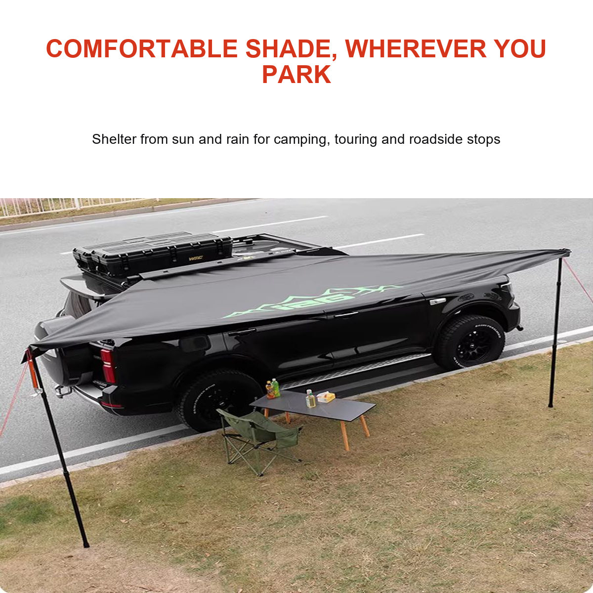 Quick-Deploy Side Awning for GWM Tank 300 / 400 / 500 – product image 4