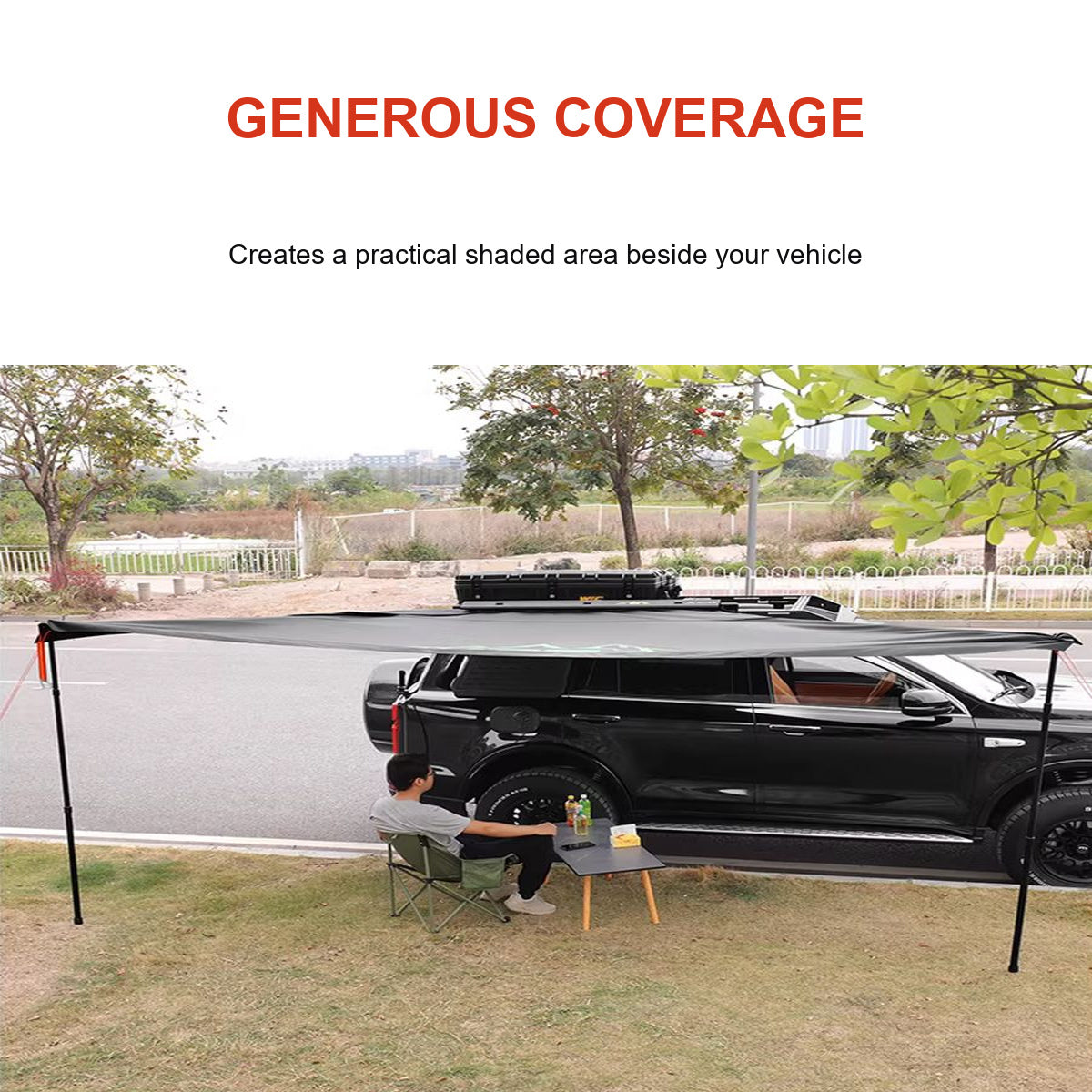 Quick-Deploy Side Awning for GWM Tank 300 / 400 / 500 – product image 5