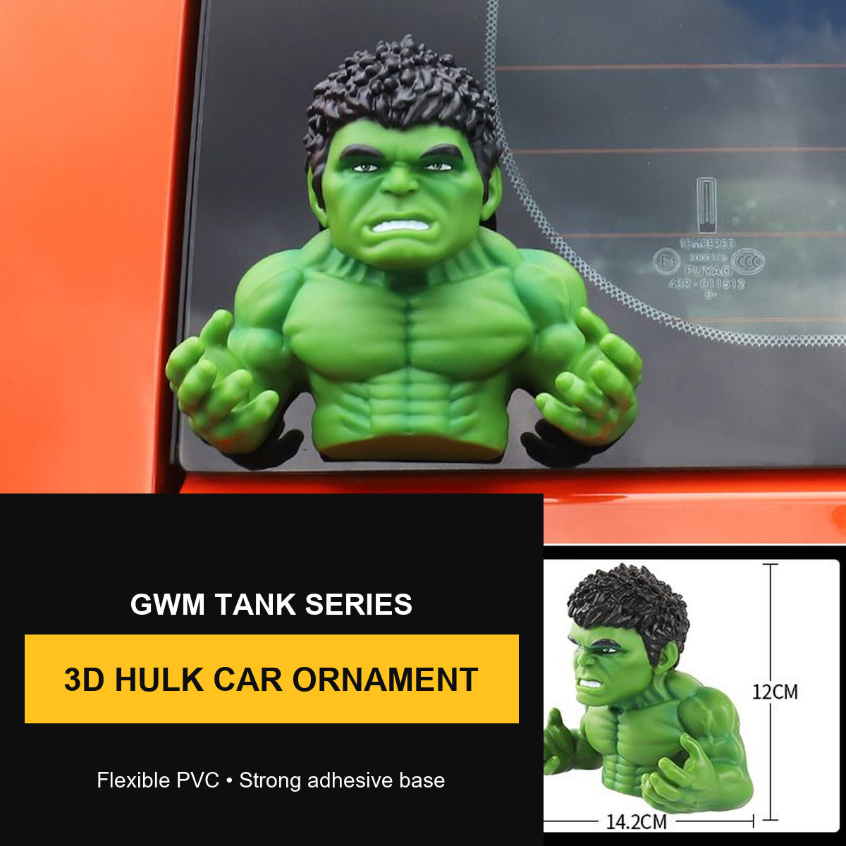3D Hulk Car Ornament for GWM Tank Models