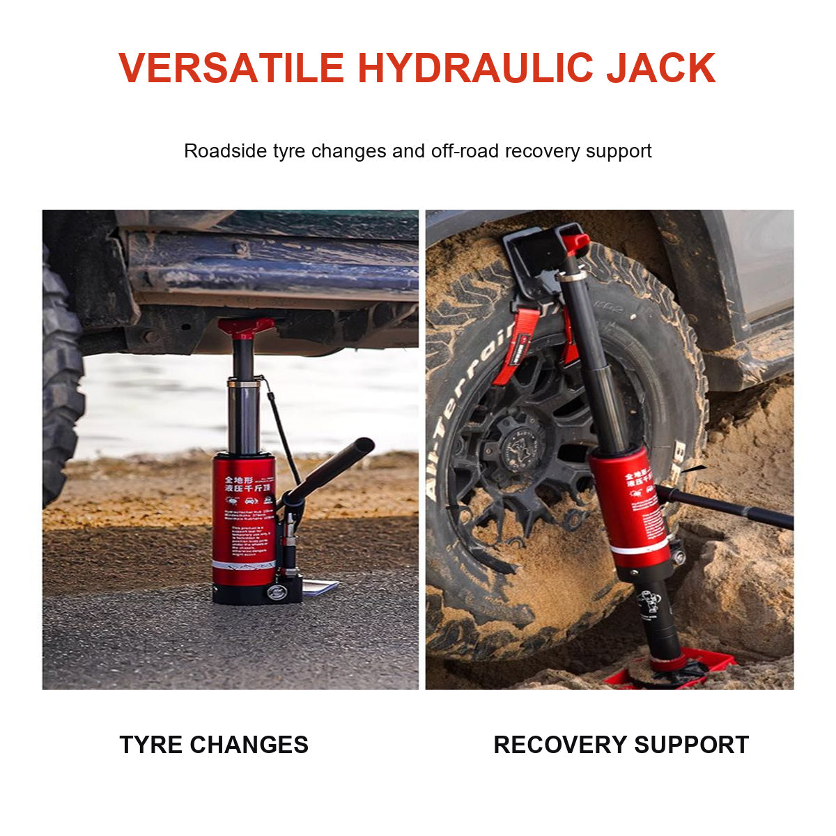 Portable Hydraulic Jack for GWM Tank 300 / 400 / 500 – 2–3 Tonne – product image 2