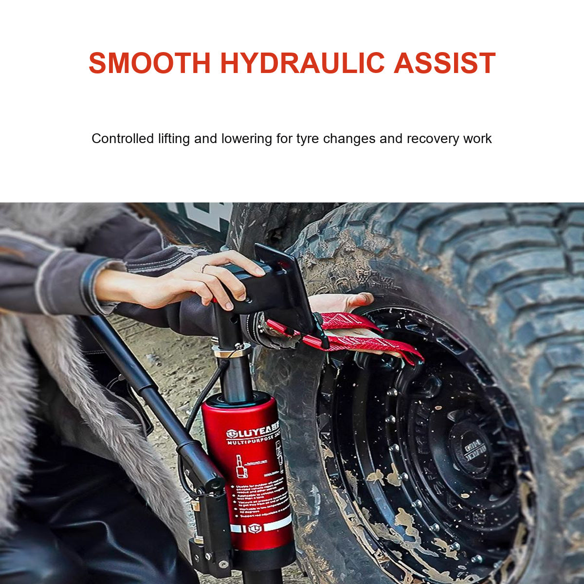 Portable Hydraulic Jack for GWM Tank 300 / 400 / 500 – 2–3 Tonne – product image 3