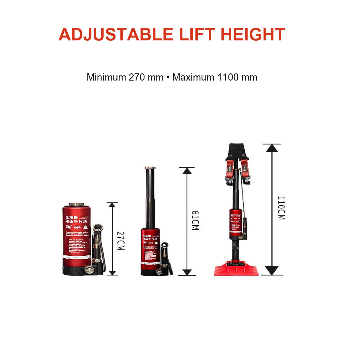 Portable Hydraulic Jack for GWM Tank 300 / 400 / 500 – 2–3 Tonne – product image 4