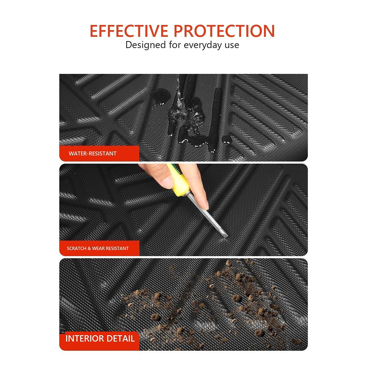 Waterproof TPE Floor Mats for GWM Tank 500 – product image 2
