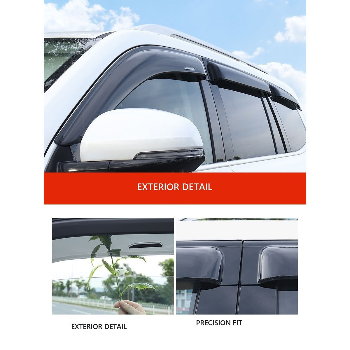 Window Rain Guards for GWM Tank 500 – product image 5