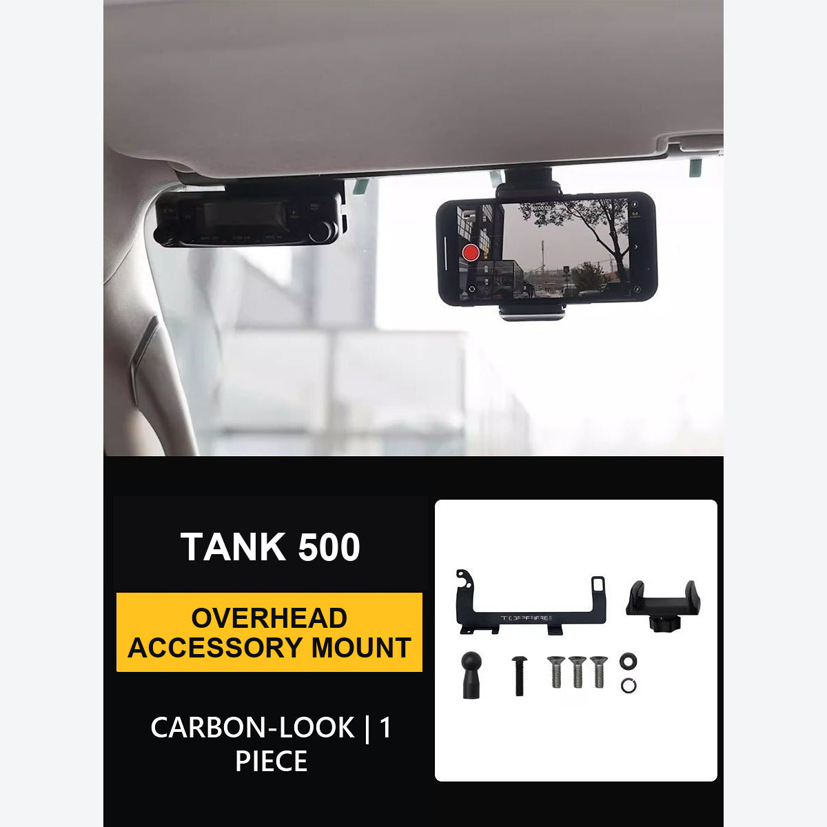 TOPFIRE Overhead Device Mount for GWM Tank 300 / 400 / 500