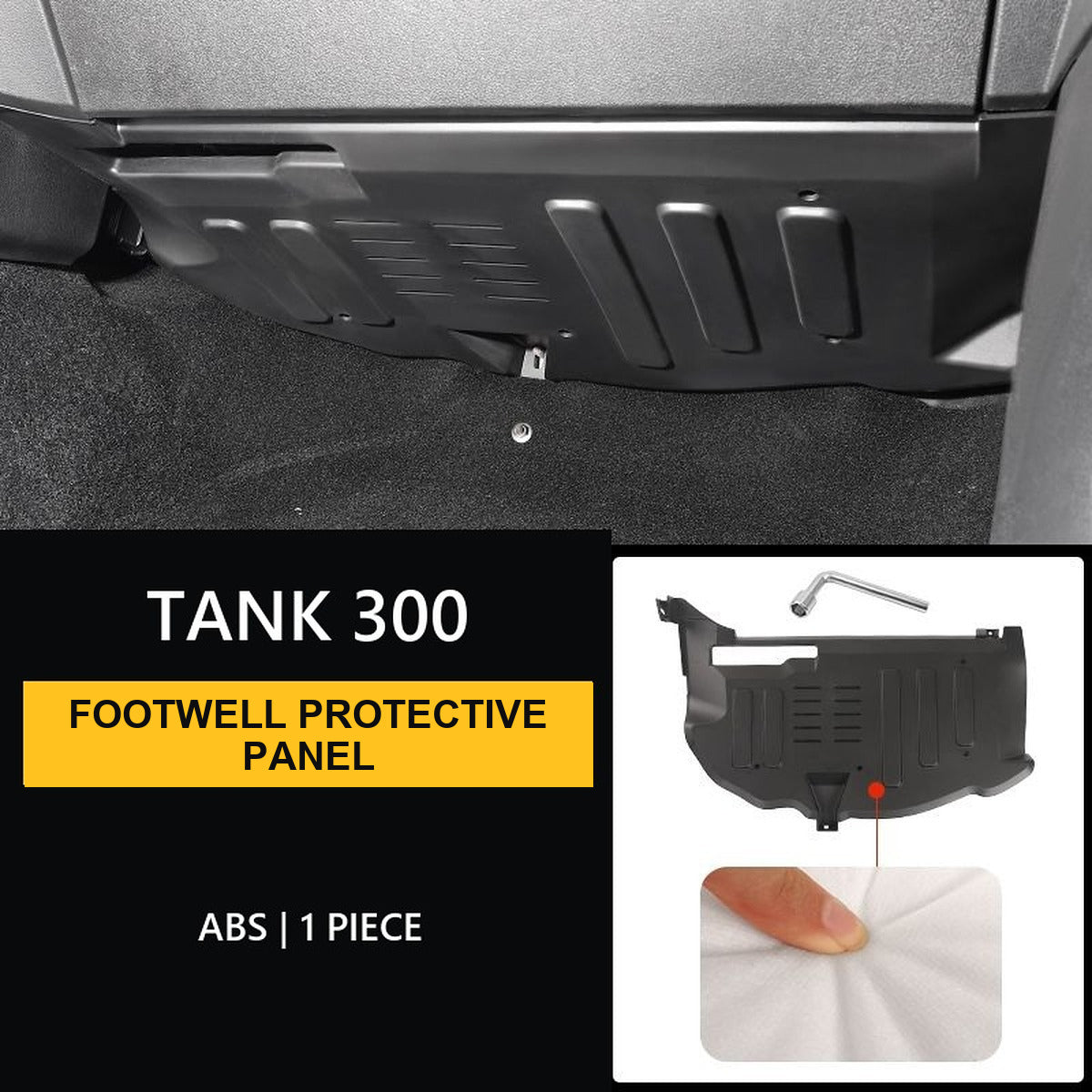 Passenger-Seat Electronics Protection Panel for GWM Tank 300 – product image 8