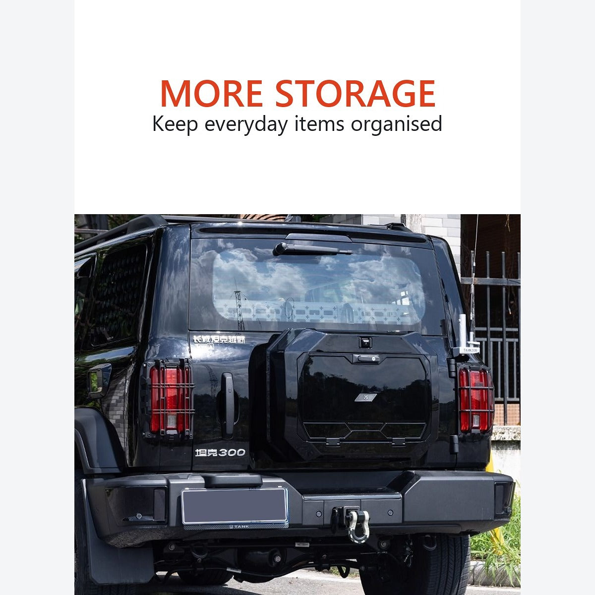 Rear Tailgate Storage Organiser for GWM Tank 300 – product image 5