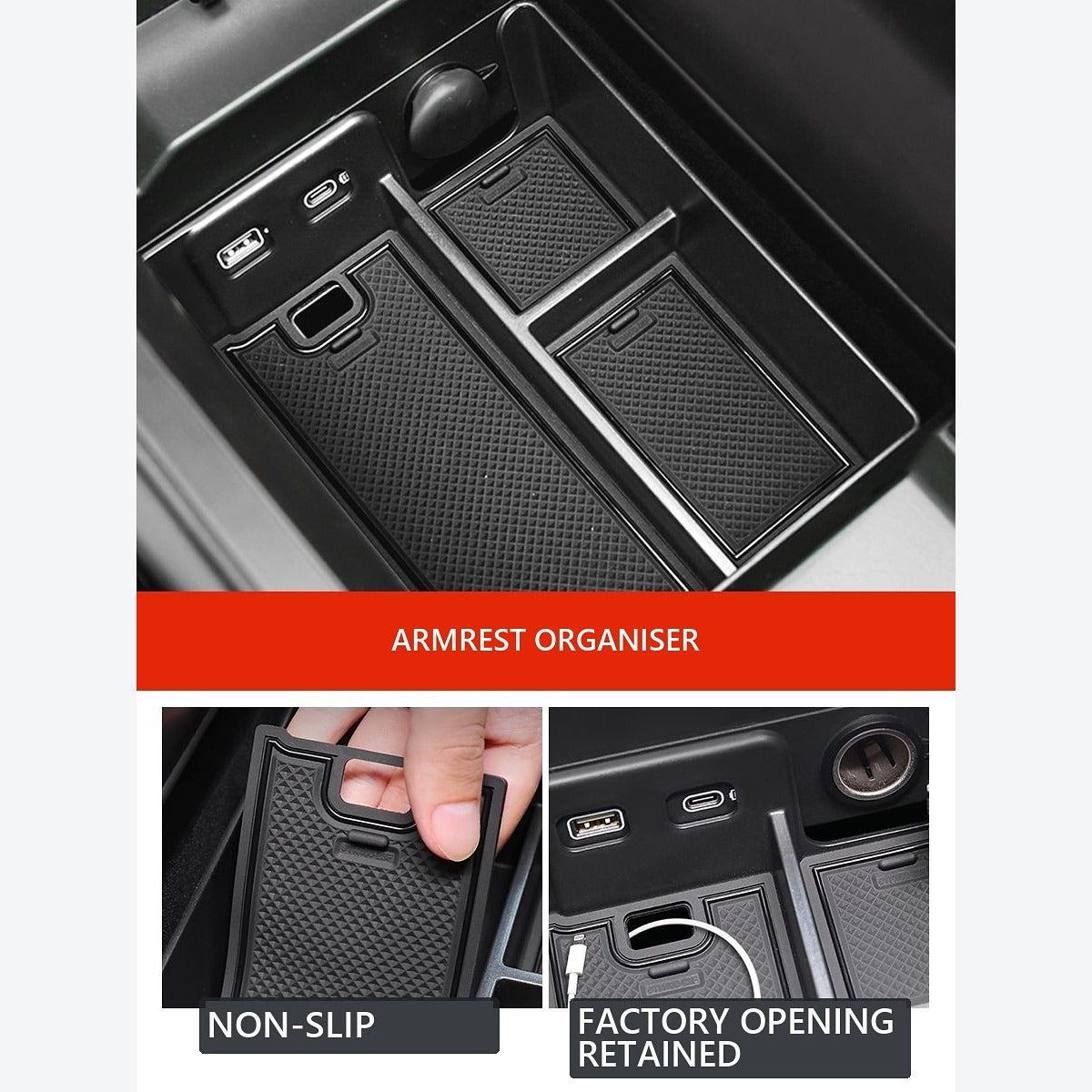 Centre Console Armrest Organiser for GWM Tank 400 – product image 2