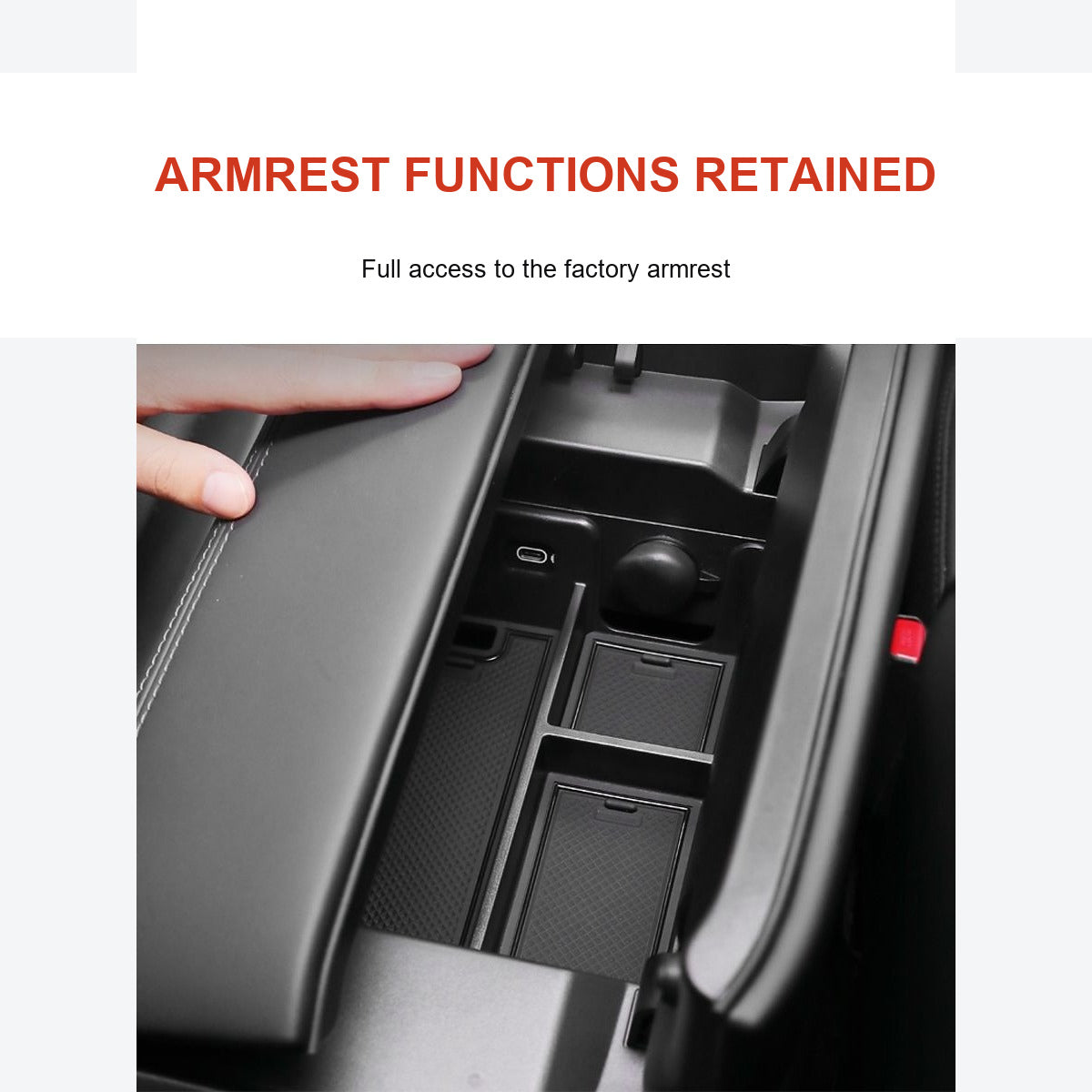 Centre Console Armrest Organiser for GWM Tank 400 – product image 3