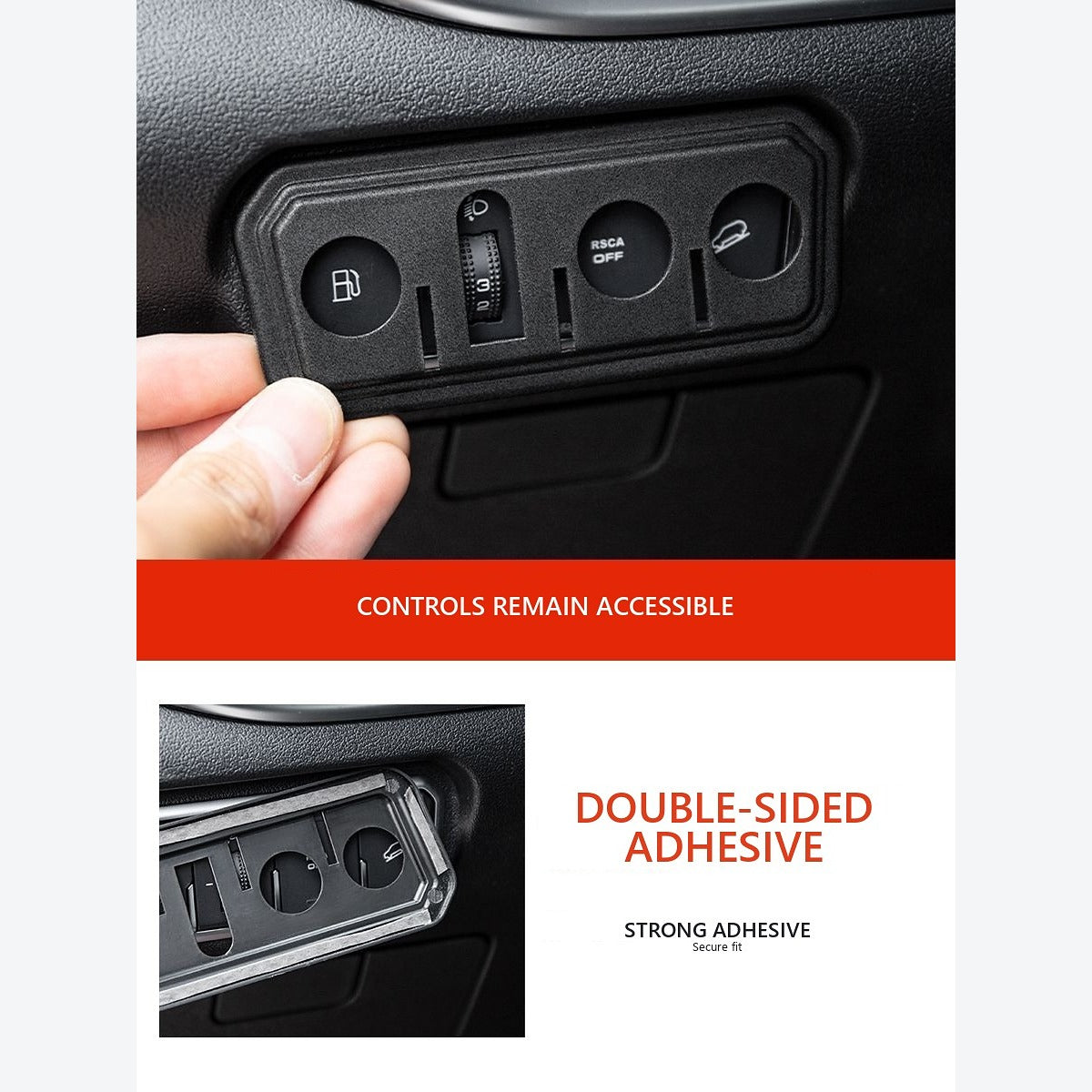Headlight and Fuel-Door Switch Panel Protector for GWM Tank 400 – product image 2