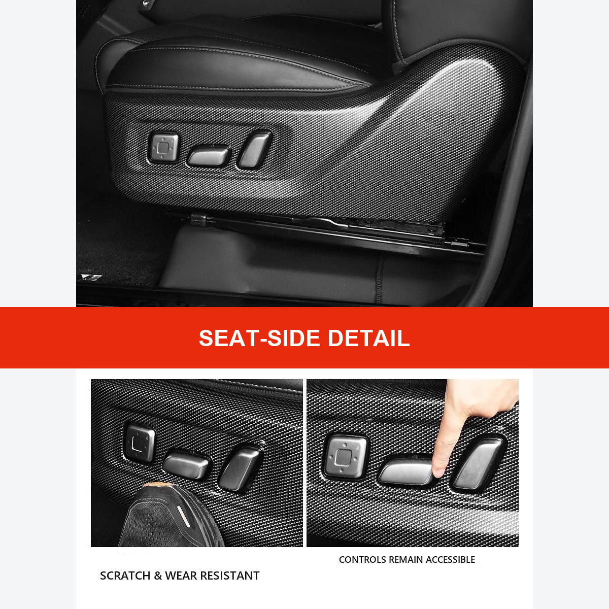 Carbon-Look Interior Protective Panel Collection for GWM Tank 400 – product image 14
