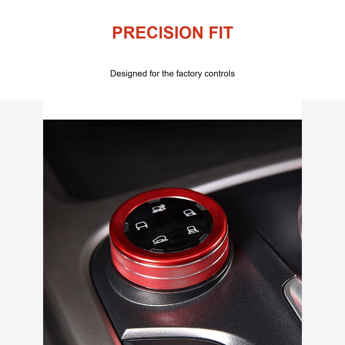 4WD Control Knob Trim Rings for GWM Tank 300 – product image 3