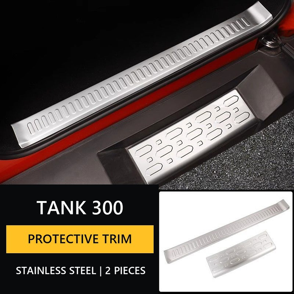 Rear Tailgate Sill Scuff Plates for GWM Tank 300 – 2-Piece Set – product image 8