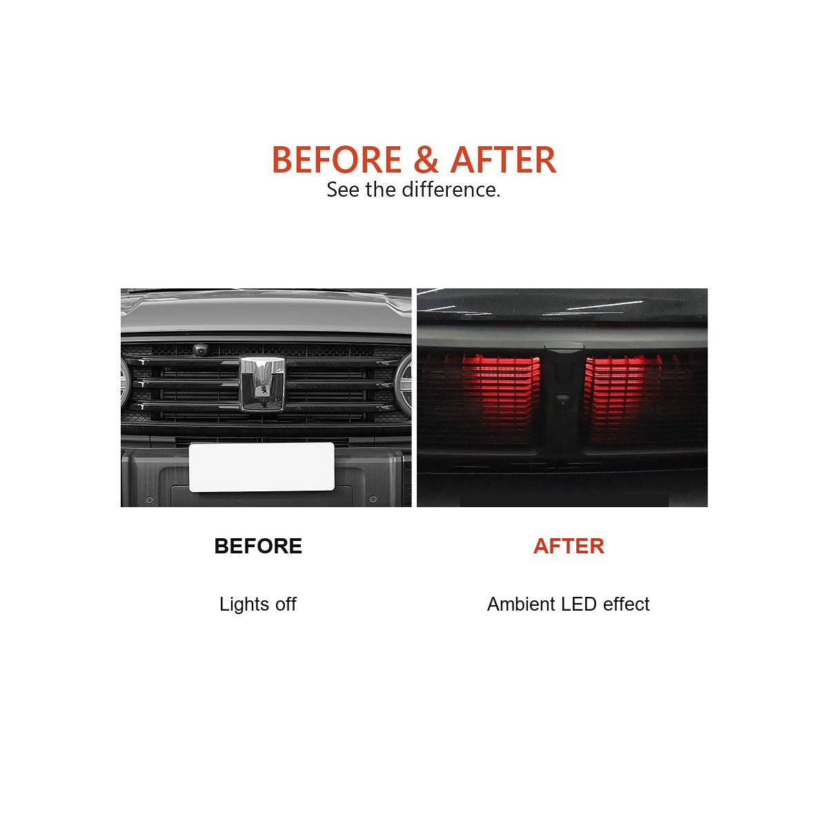 RGB Grille Ambient Light Kit for GWM Tank 300 – product image 3