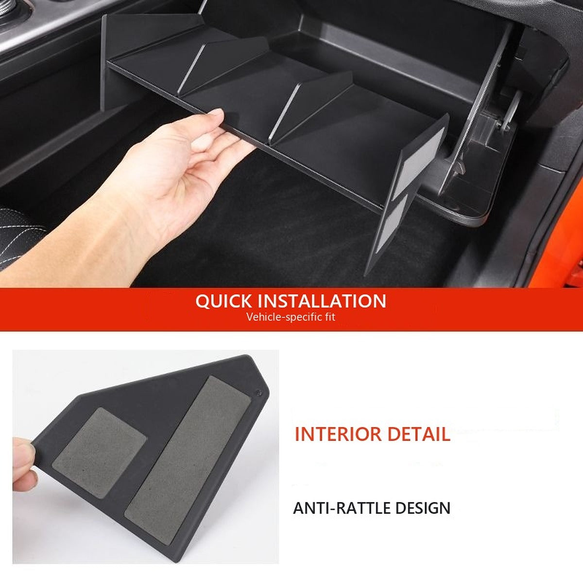 Passenger-Side Storage Compartment Divider for GWM Tank 300 – product image 4