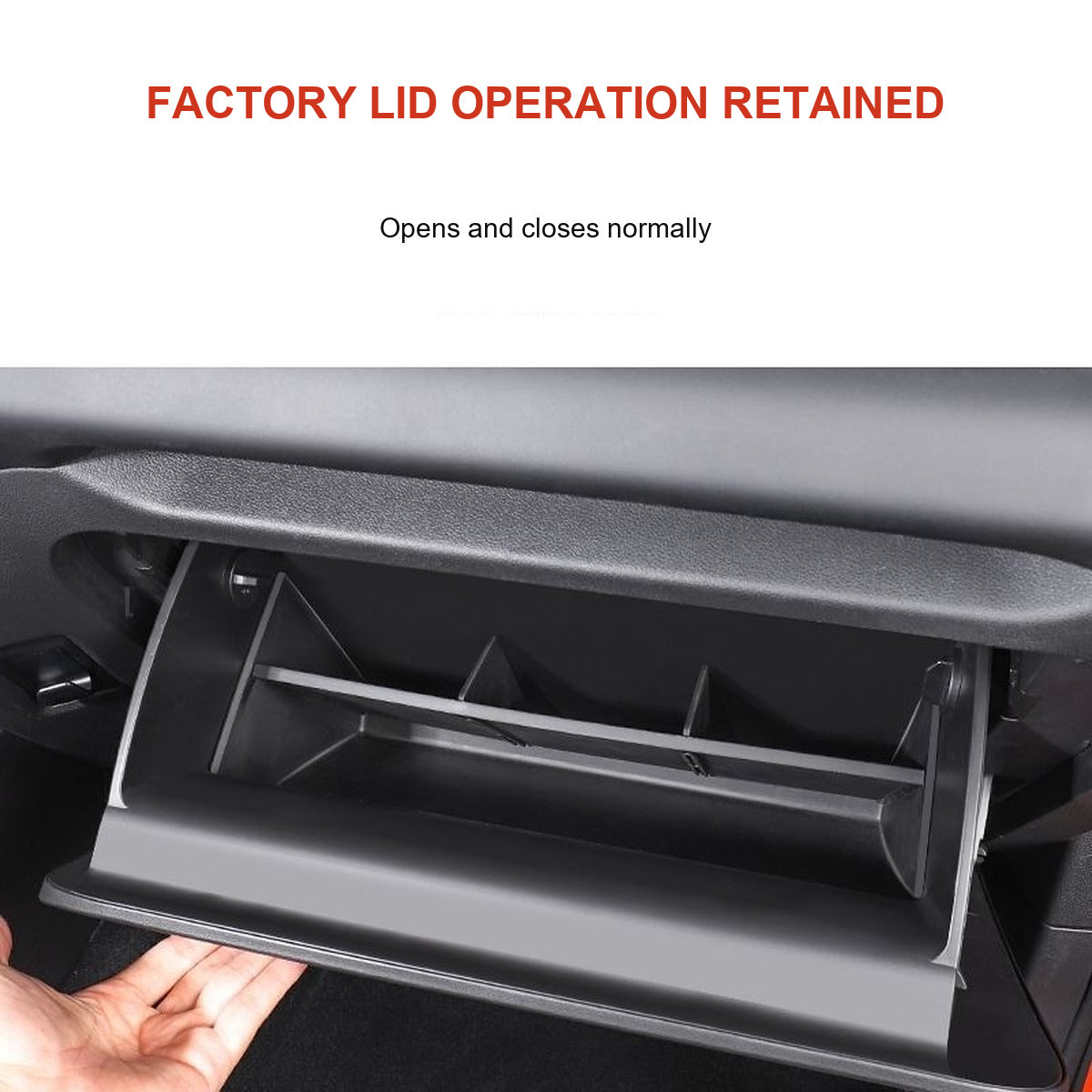 Passenger-Side Storage Compartment Divider for GWM Tank 300 – product image 7