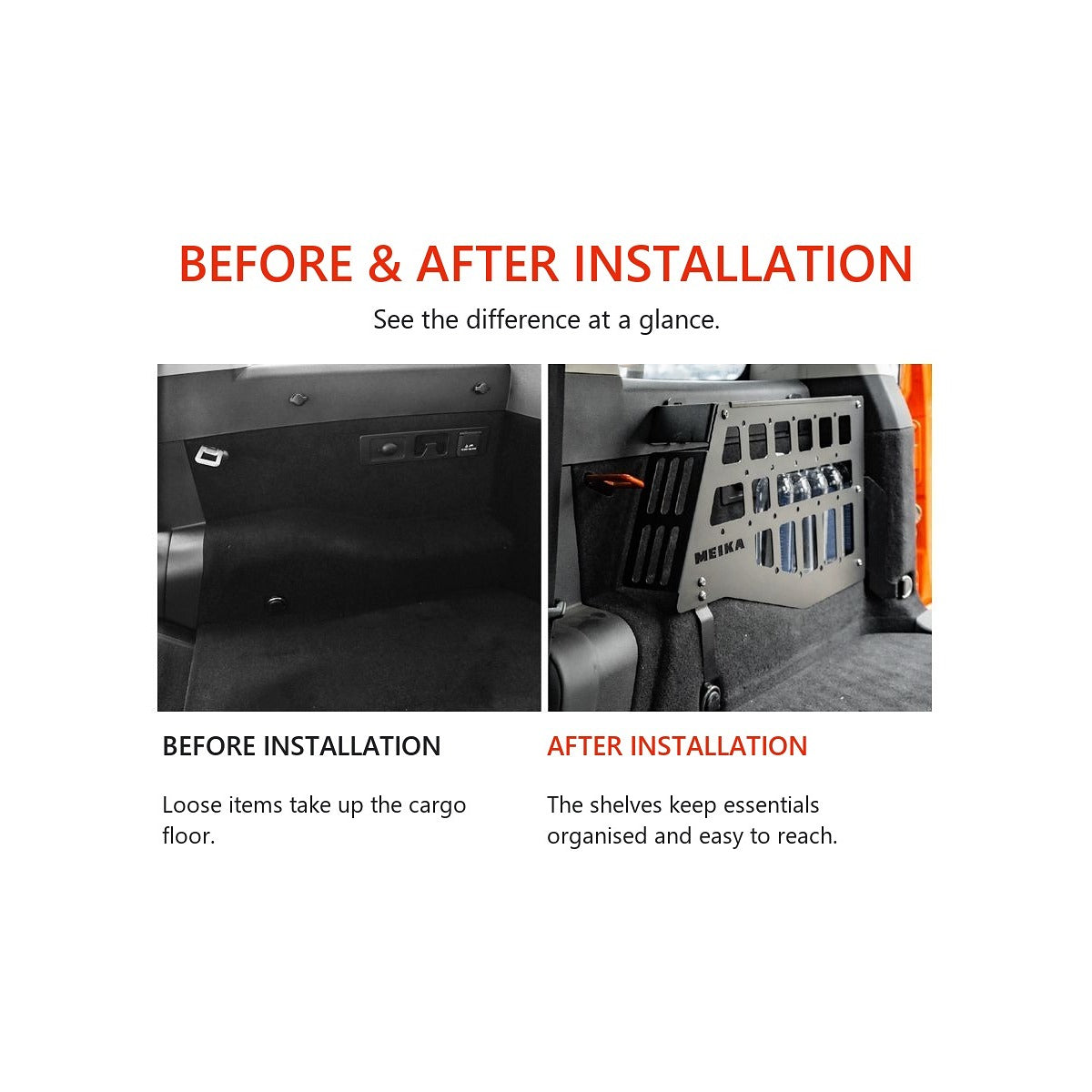 MEIKA Cargo Shelf System for GWM Tank 300 – product image 3