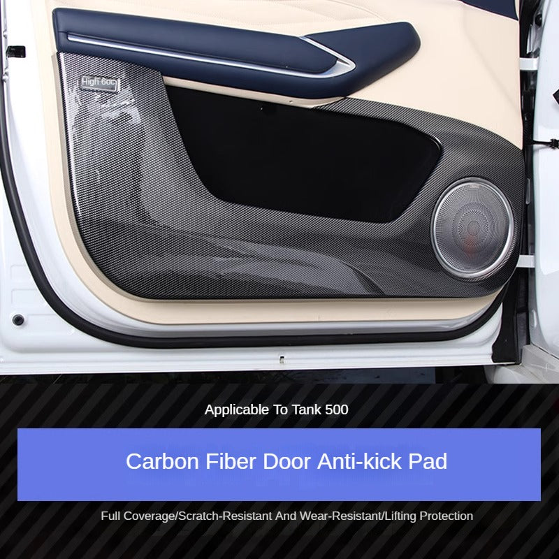GWM Tank 500 Car Door Anti-Kick Panel Carbon Fiber Accessories