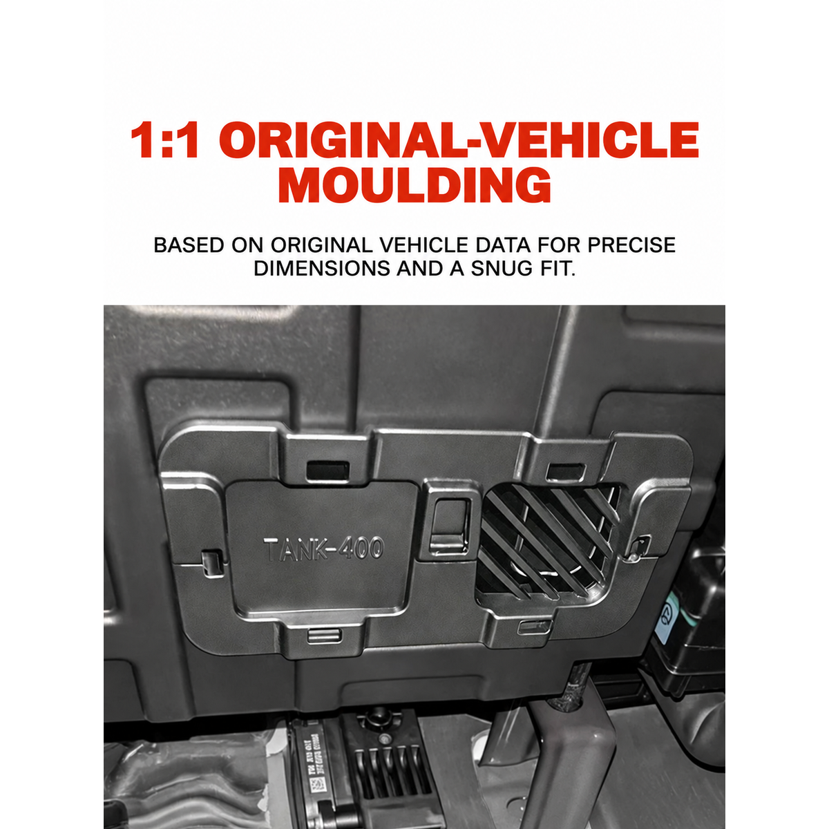 Driver Footwell Airflow Deflector for GWM Tank 400 / 500 – gallery image 5