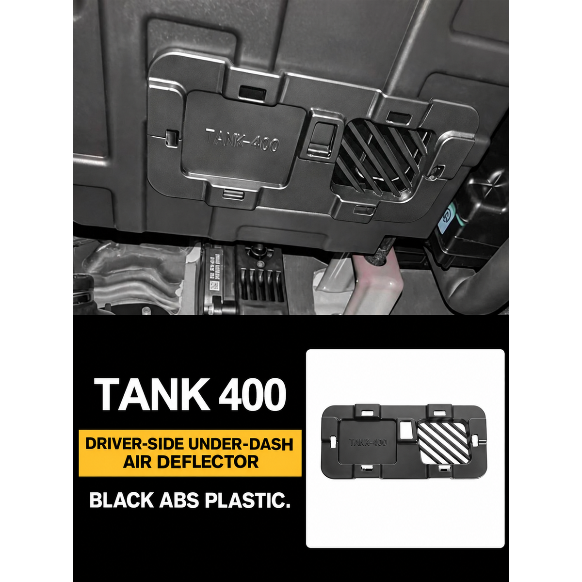 Driver Footwell Airflow Deflector for GWM Tank 400 / 500 – gallery image 1