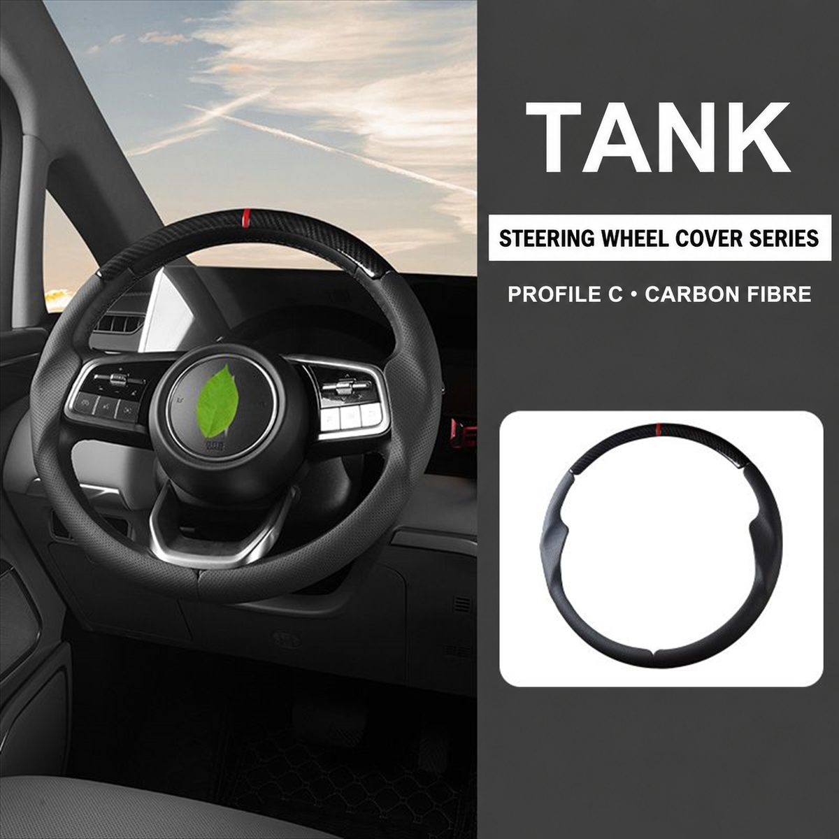 Slip-On Steering Wheel Cover for GWM Tank Series – gallery image 7