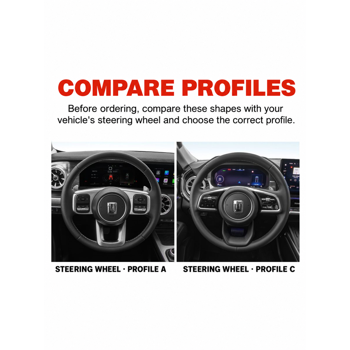 Slip-On Steering Wheel Cover for GWM Tank Series – gallery image 11