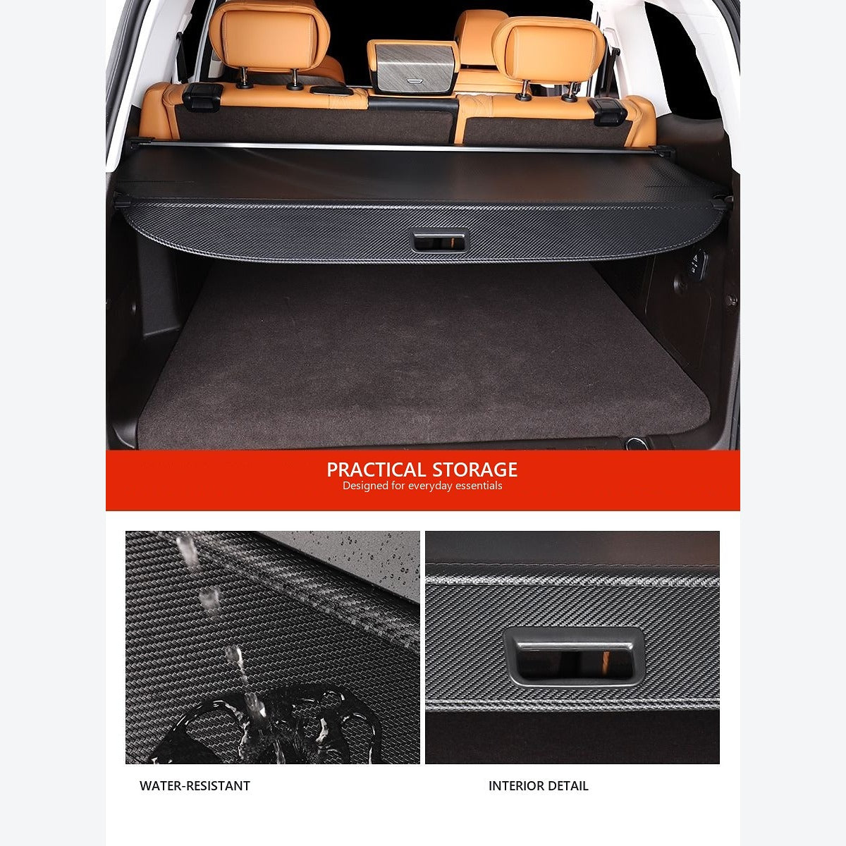 Retractable Cargo Cover for GWM Tank 500 – product detail 1