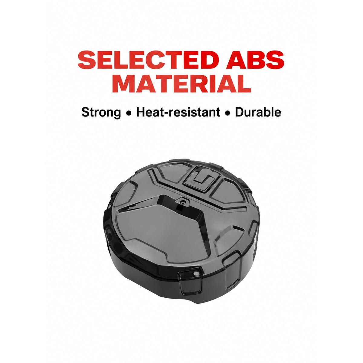Rugged Hard Spare Wheel Cover for GWM Tank 300 – T-Badge Style – product detail 5