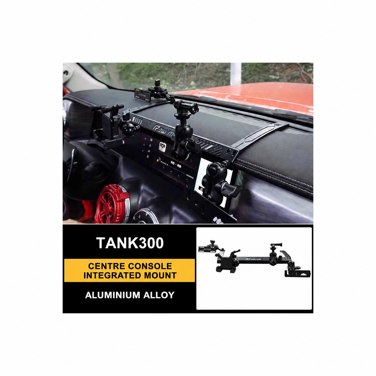 Centre Console Integrated Mount System for GWM Tank 300 – Style 3