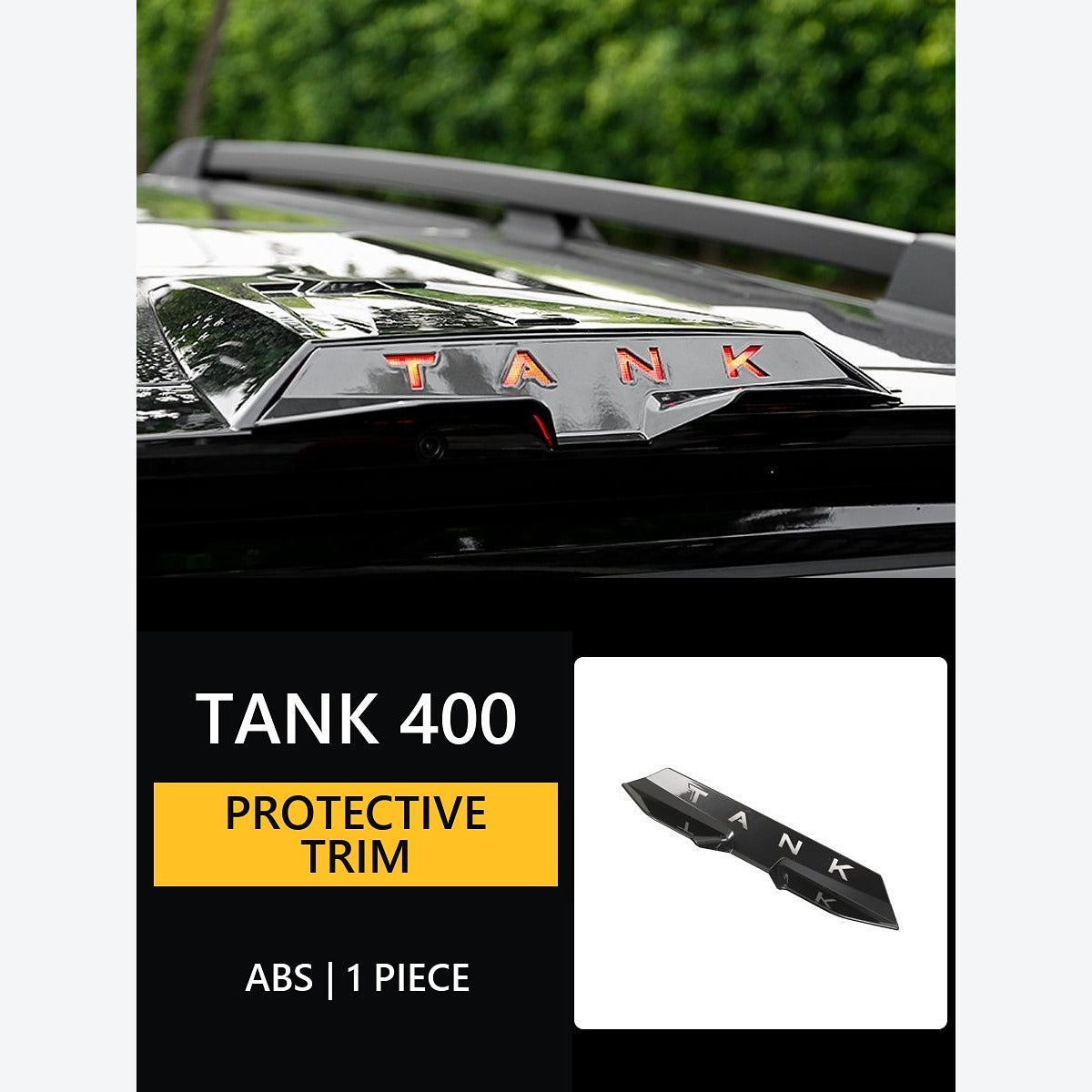 Rear-View Camera Rain Visor for GWM Tank 400 Hi4-T – Grey