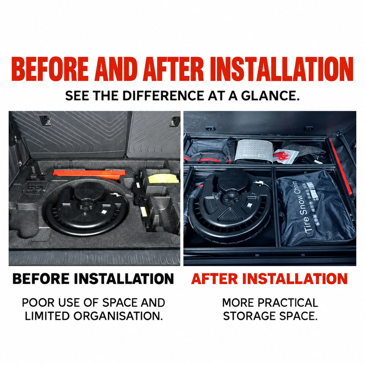 Underfloor Trunk Storage Rack for GWM Tank 300 – product detail 2