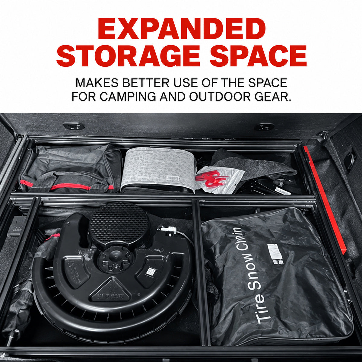Underfloor Trunk Storage Rack for GWM Tank 300 – product detail 5