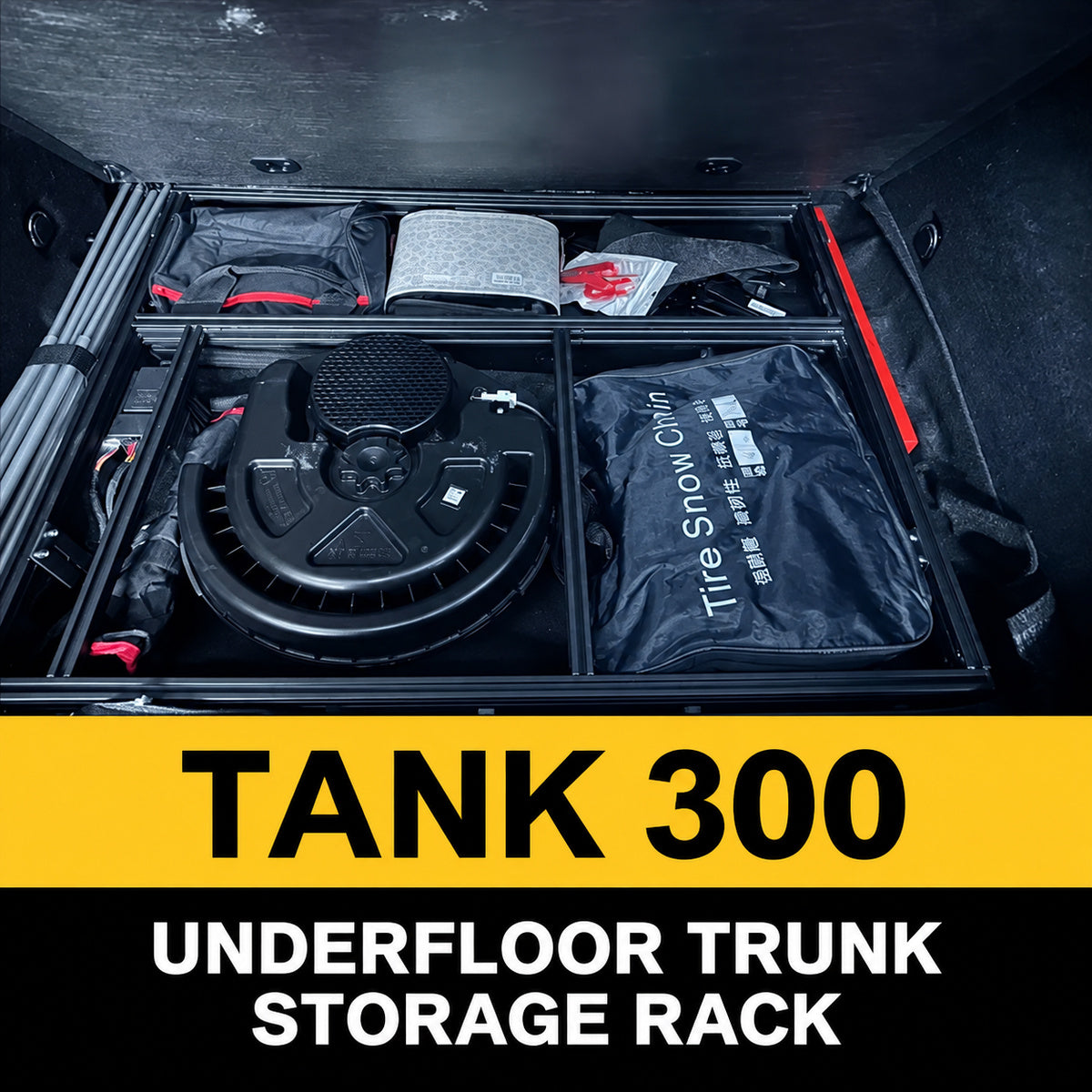 Underfloor Trunk Storage Rack for GWM Tank 300 – Standard