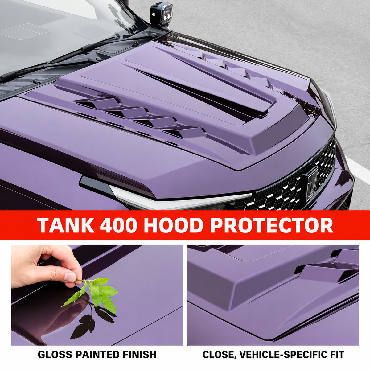 Full Hood Protector for GWM Tank 400 – product detail 1