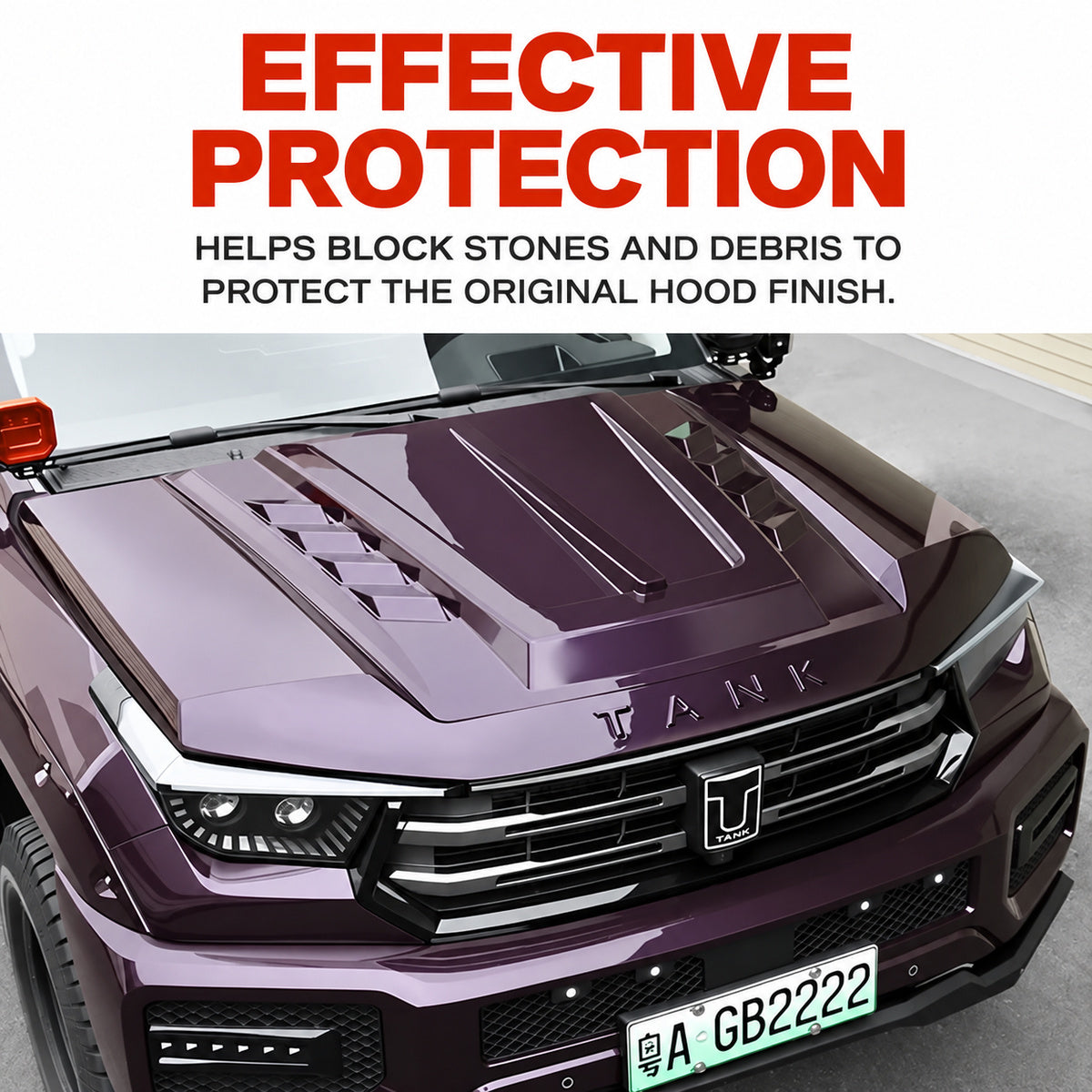 Full Hood Protector for GWM Tank 400 – product detail 3