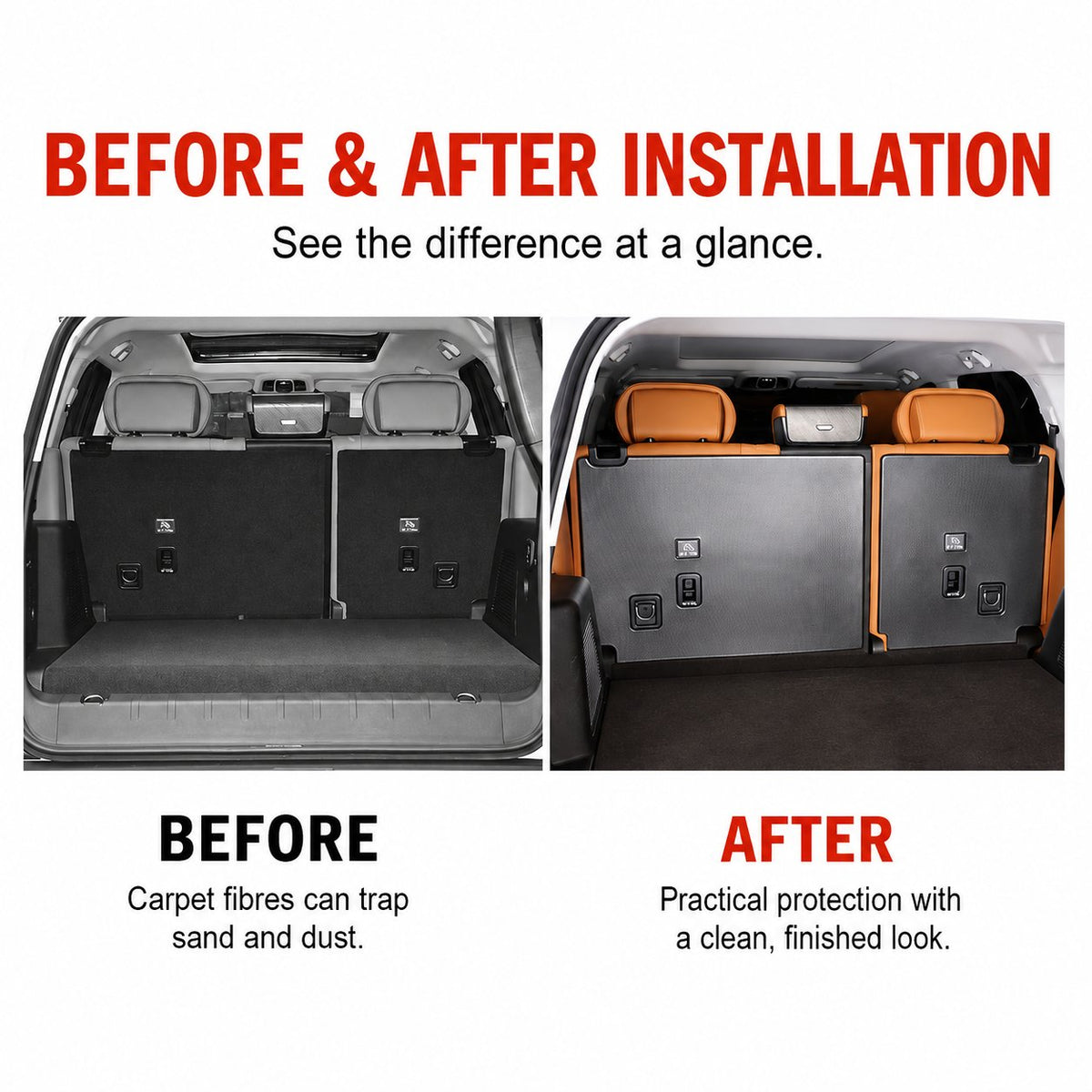 Rear seat back protection plate Tank 500 – image 2