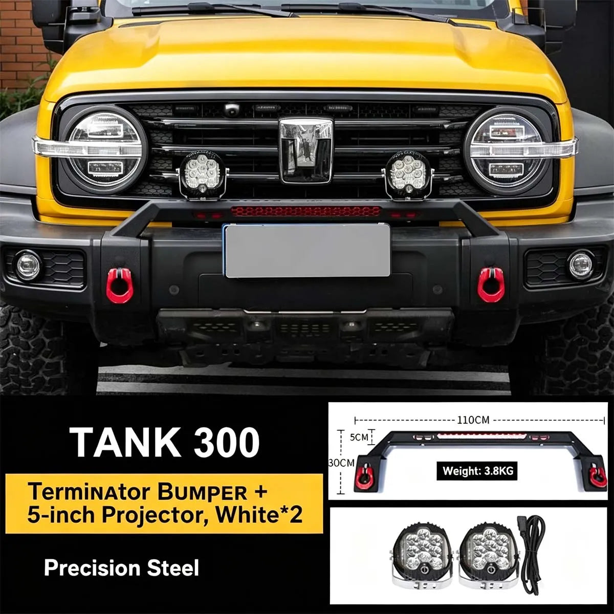 Front bumper Tank 300 – Style 7
