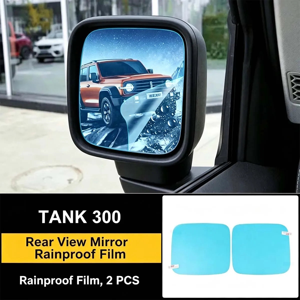 Protective film for Tank 300 windows