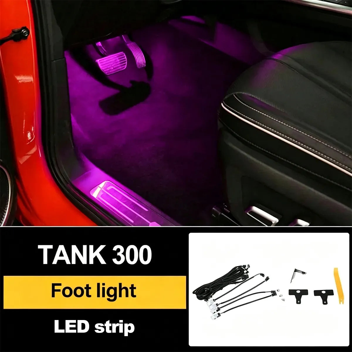 Bright multicolor lighting Tank 300