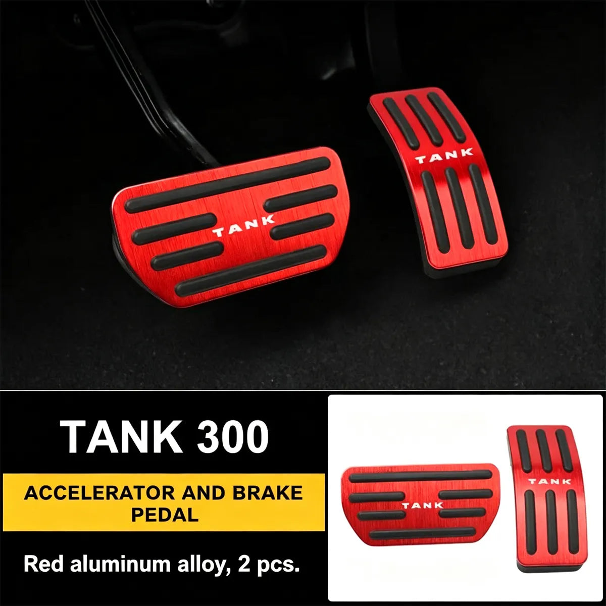 Tank 300 protective cover for footrests